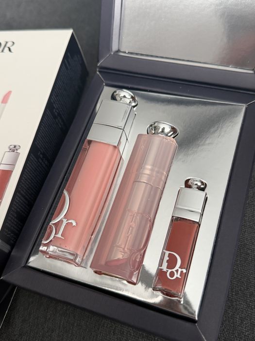 Набір для губ Dior Addict Natural Glow бальзам блиск/набір dior addict