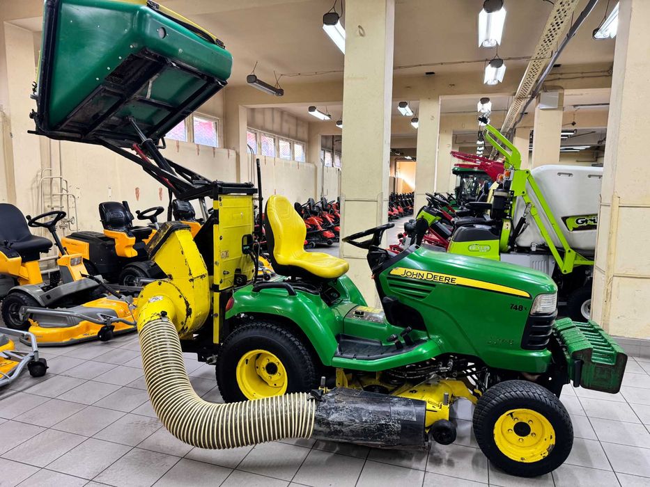 Traktorek Kosiarka Traktor John Deere X748 4x4 diesel YANMAR/WOM/KOSZ