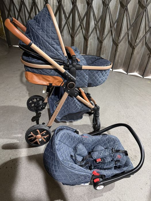 Berço Kinderkraft + carrinho de bebe e ovo