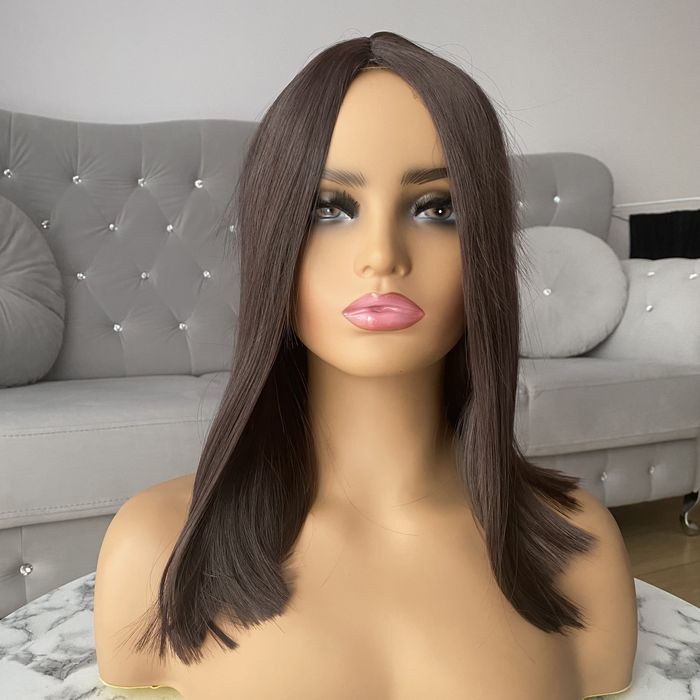 Peruka czekoladowy brąz bob 40cm