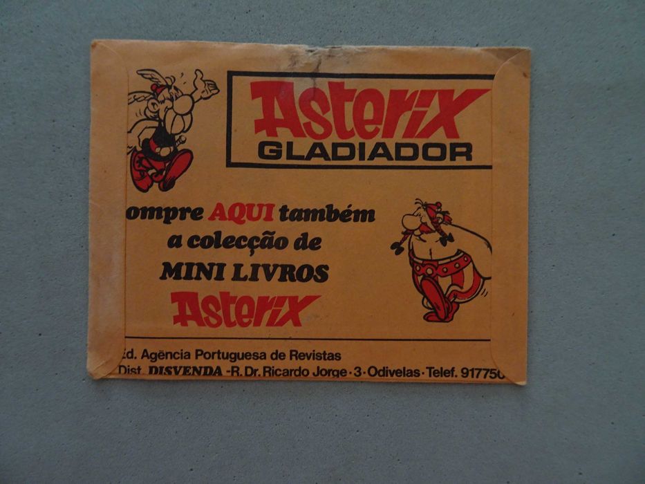 Carteira de cromos fechada Astérix Gladiador - Disvenda