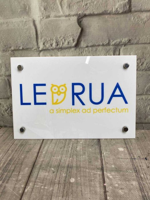 Акрилова табличка | Вивіска | Табличка на стіл | Табличка