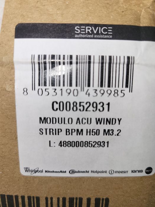 Moduł pralki Whirlpool Indesit C00629.344 C00852.931