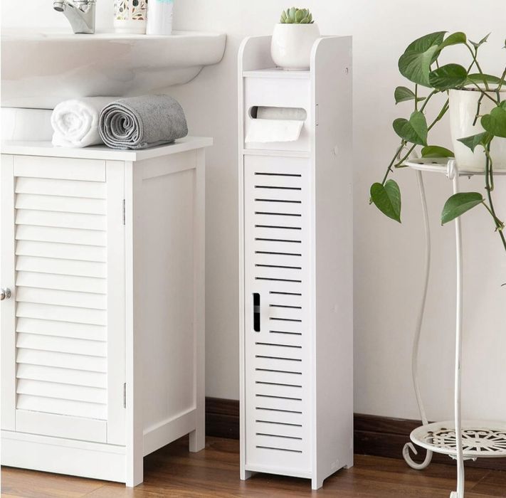 Nowy biały organizer półka łazienkowa