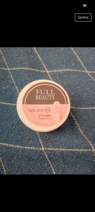 Żel do przedłużania paznokci lekki róż