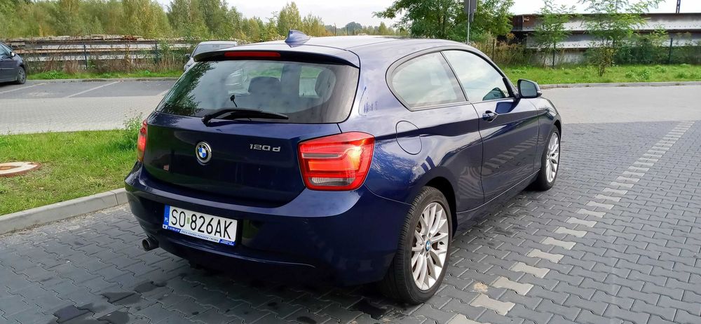 BMW 120d 184KM 3Drzwi Xenon Led Klimatronik Park Navi Alum Bezwypadek