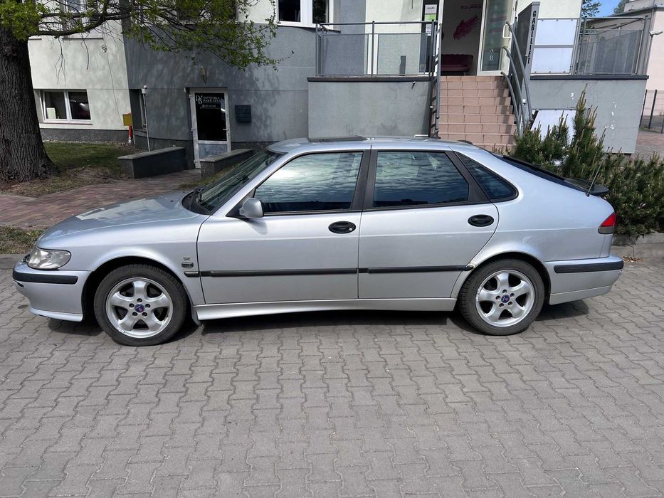 Saab 9-3 2.0t LPG 2001 Manual Skóra Klima Hatchback Uszkodzony