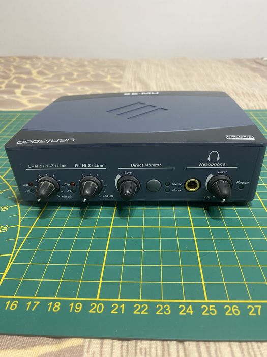 Karta audio E-mu 0202 usb interfejs dwukanałowy