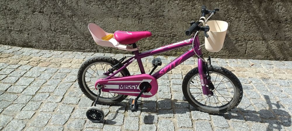 Vendo bicicleta Missy roda 16" e motinha
