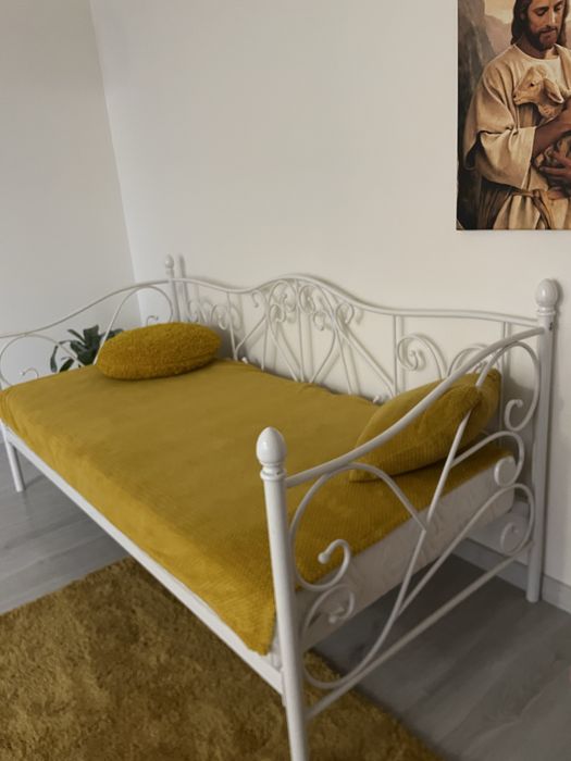 Łóżko z materacem – IDEALNY stan – 450zł