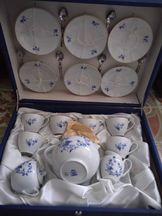 Conjunto chá porcelana