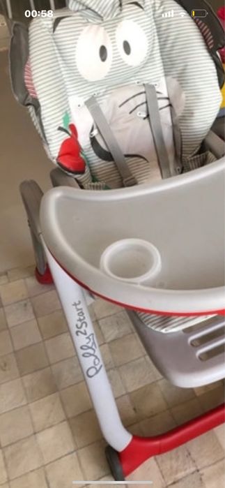 Cadeira chicco polly 3 em 1
