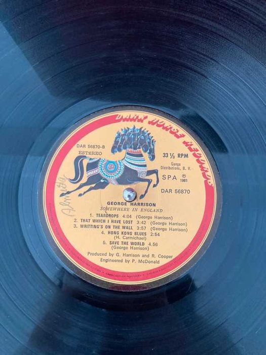 Vinil George Harrison "Somewhere in England"