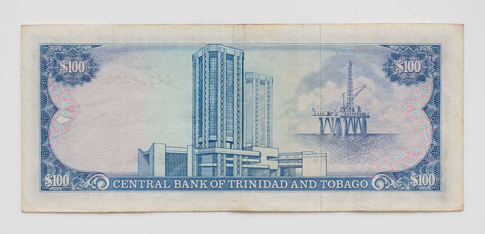 Trynidad i Tobago 100 dolarów 1979 P.40 Rzadki