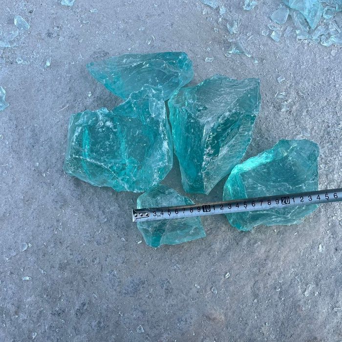 Скло кускове 70-150, ерклез блакитний, эрклез голубой габіони сітка