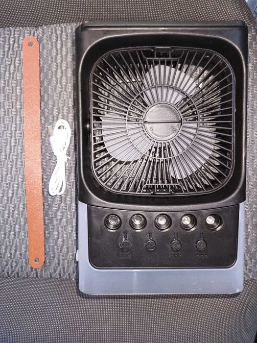 Вентилятор - кондиціонер зволожувач повітря Air Cooler Fan чорний (вентилятор - кондиционер, увлажнитель воздуха)
