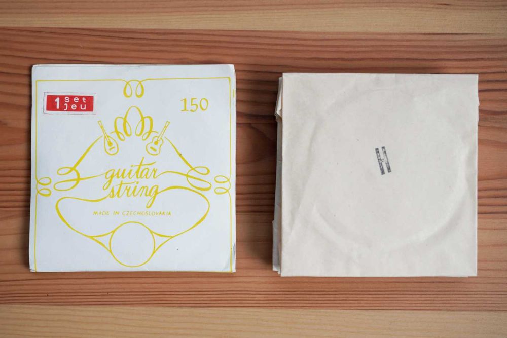 Struny do gitary Czechosłowacja, vintage, nowy komplet bardzo tanio!