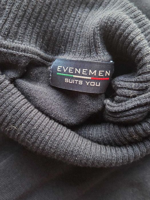 Granatowy męski golf Evenemen L | 100% Bawełna