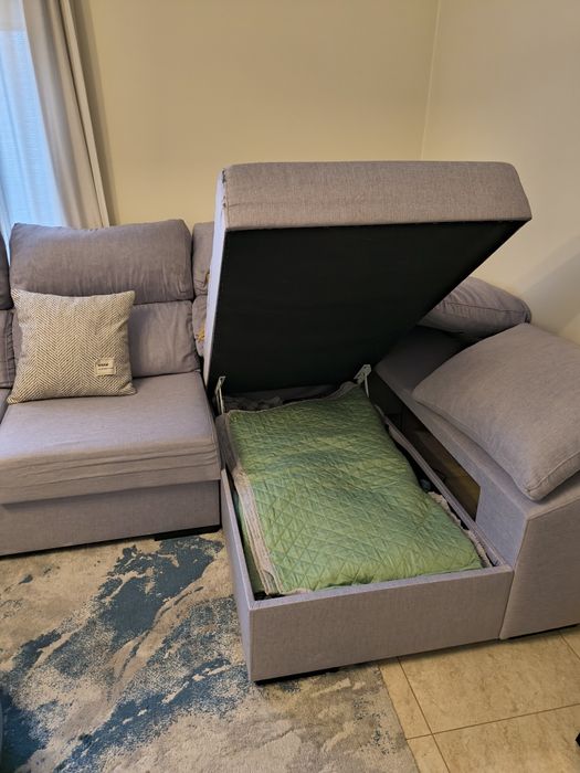 Sofá 3 lugares chaise longue