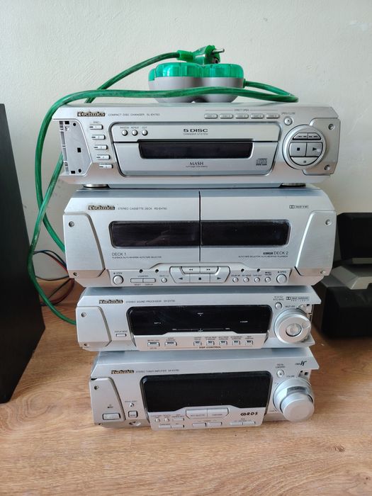 Zestaw technics wieża, głośniki, głośnik