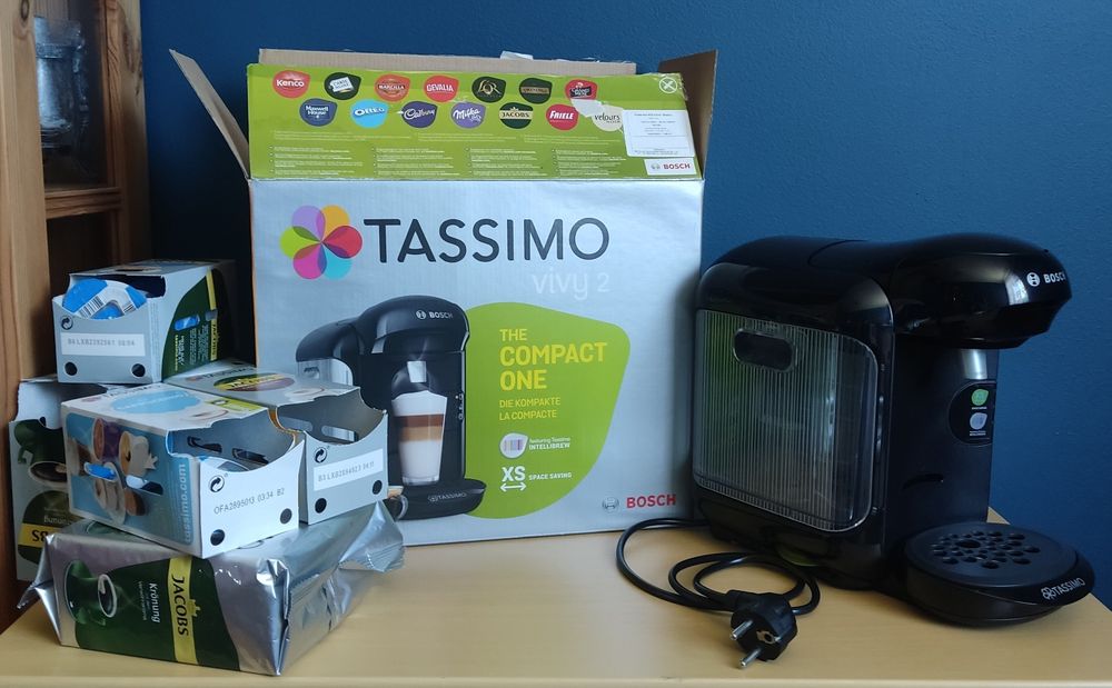 Ekspres do kawy ciśnieniowy Bosch Tassimo Vivy 2 + kapsułki GRATIS