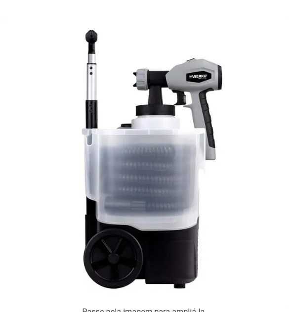 Pistola de pintura por sucção com capacidade de 800 ml e motor de 750w