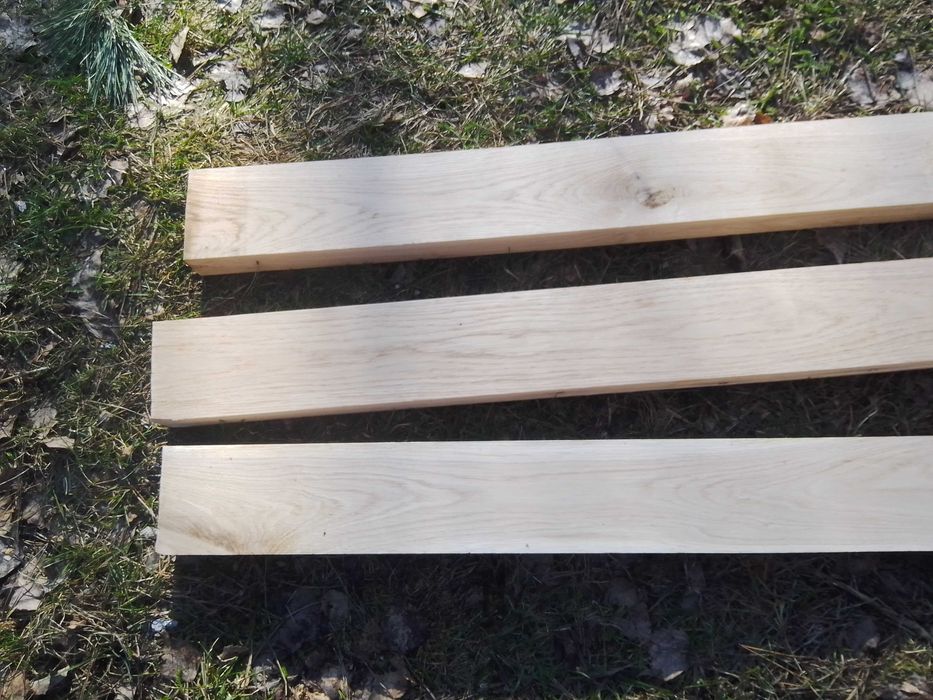 100 cm x 10 cm x 4 cm Deska  tarasowa, dębowa, wysyłka