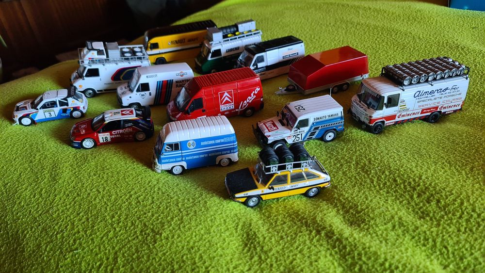 Carrinhas rally 1:43