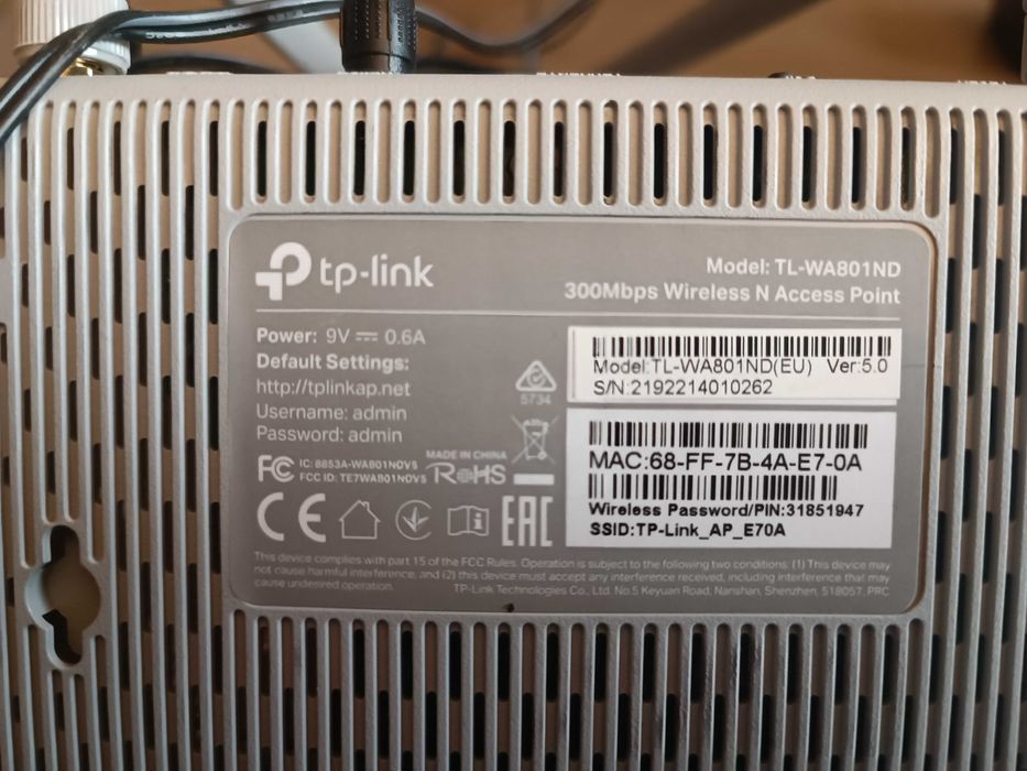TP LINK Tl-wa801ND