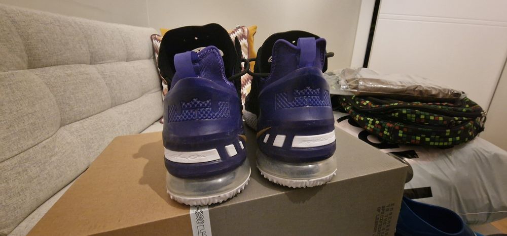 Nike Lebron XVIII, Lakers, 45,5/11,5, stan idealny