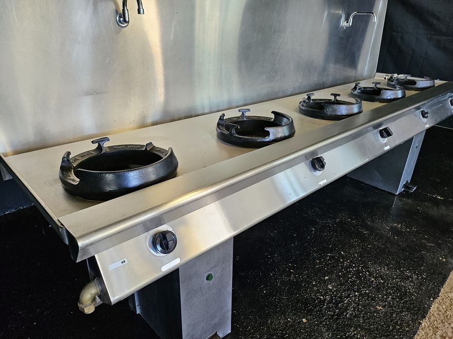 Fogão para Wok com ventilação