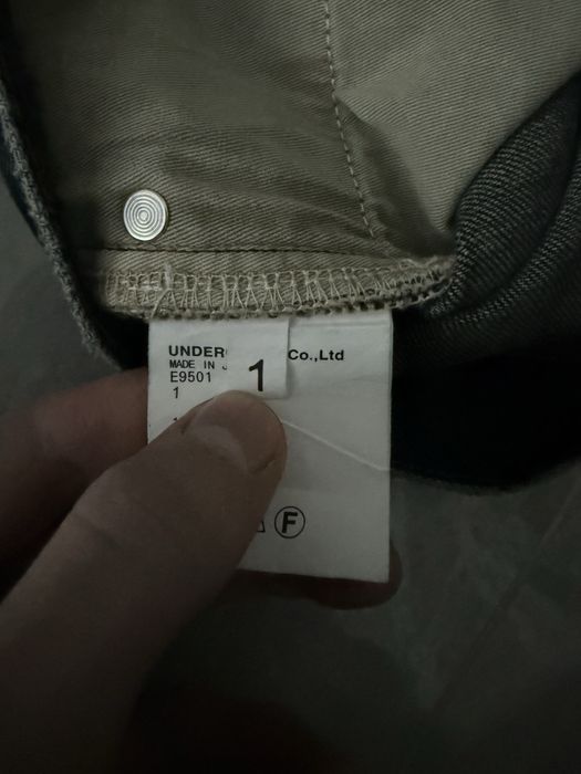 Джинсы Undercover 68s silver yarn jeans джинси