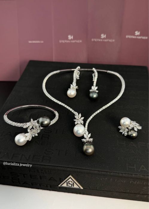 Набір Stefan Hafner Оригінал Біле золото 750 проба