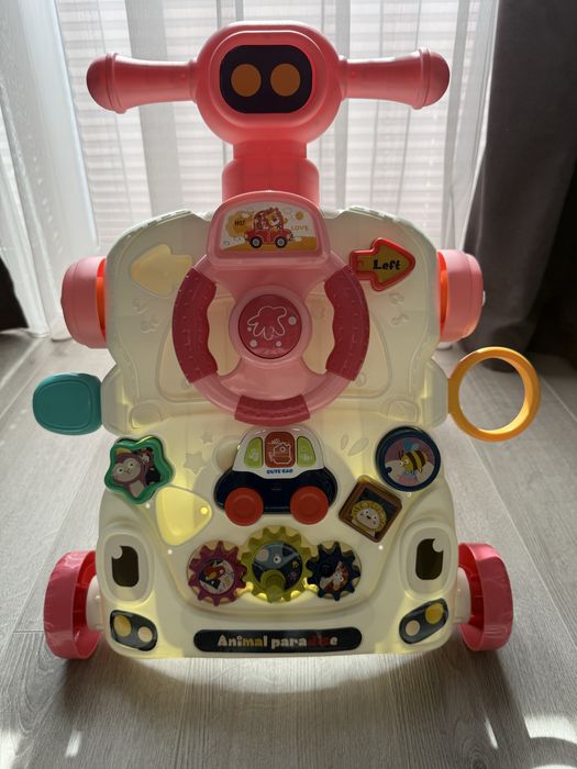 Каталка ходунки 3в1 зі столиком