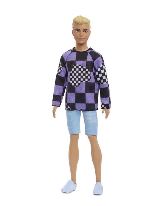 Кукла Барби Кен Модник в свитере Barbie Ken Fashionistas Doll #191 HBV25