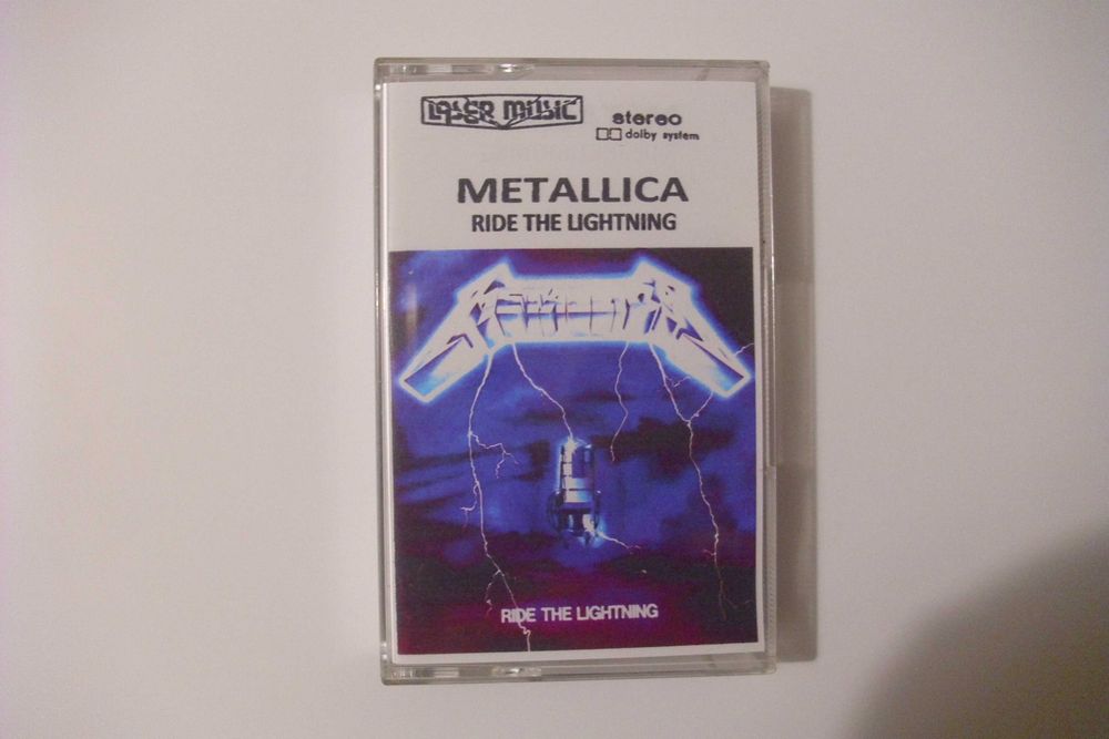 Metallica - "Ride The Lightning" kaseta