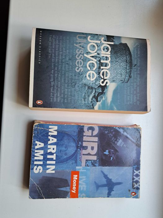 2 książki po angielsku Penguin, James Joyce Ulysses i Martin Amis Money
