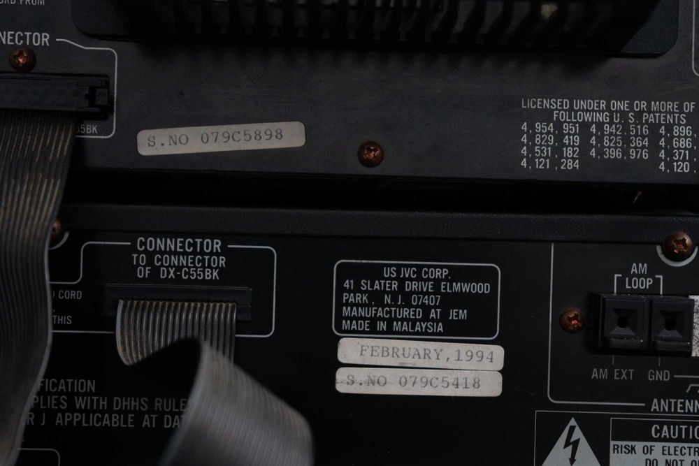 Aparelhagem Stereo Vintage JVC CA-C55BK