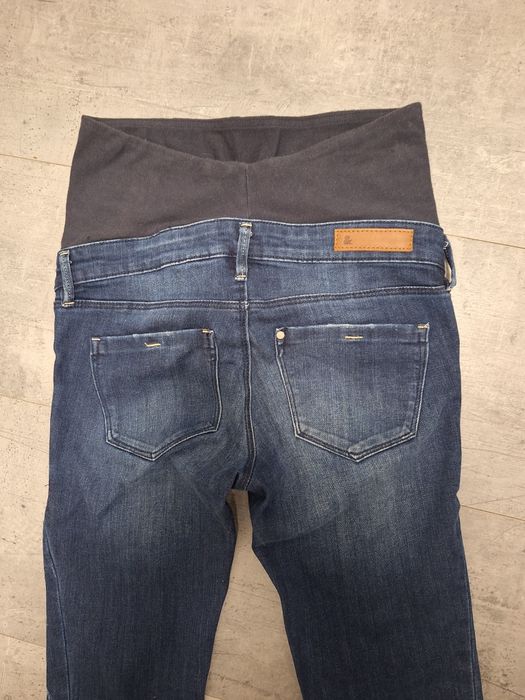 Spodnie, Jeansy ciążowe H&M rozm. 34