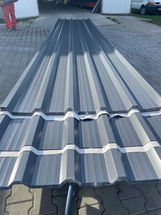 Blacha trapezowa T18 Cięta na wymiar- RAL 7016 MAT