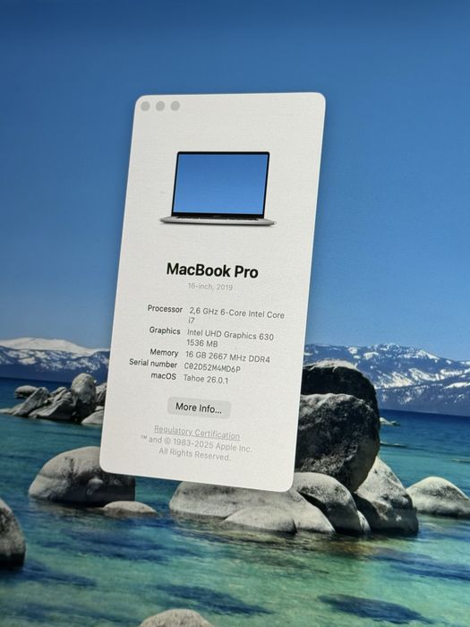 Mac Book 16 512GB 16ОЗУ