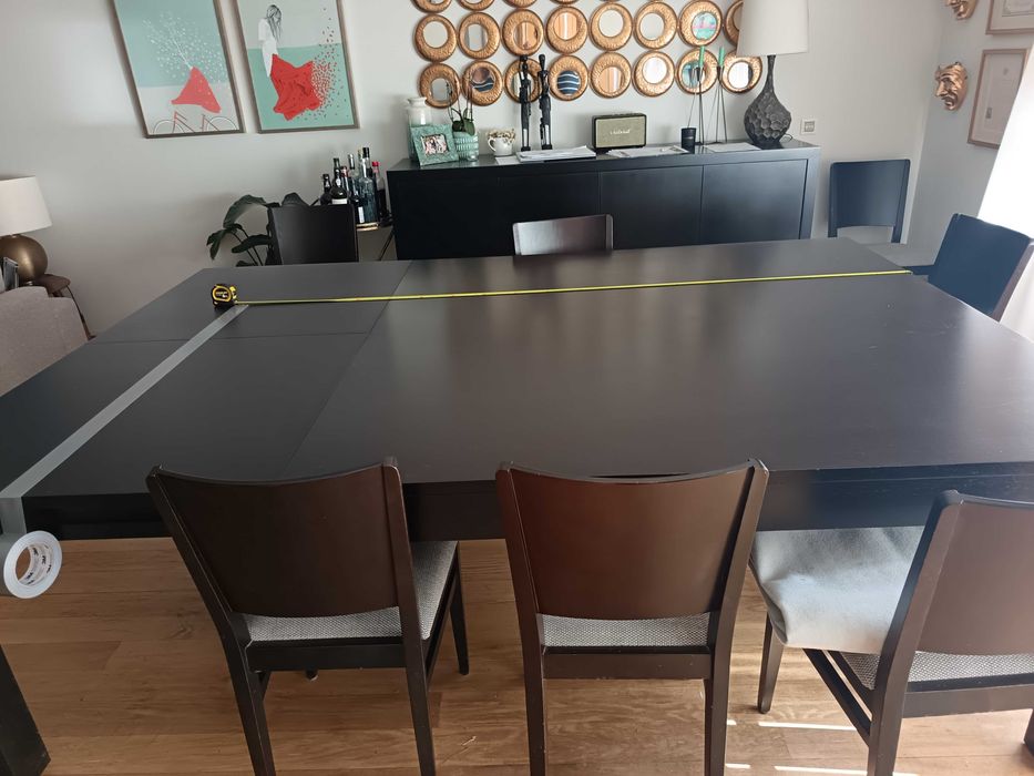 Mesa de sala de jantar + 6 cadeiras