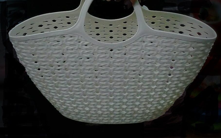 Cумка-корзинка з м'якого пластика господарська
