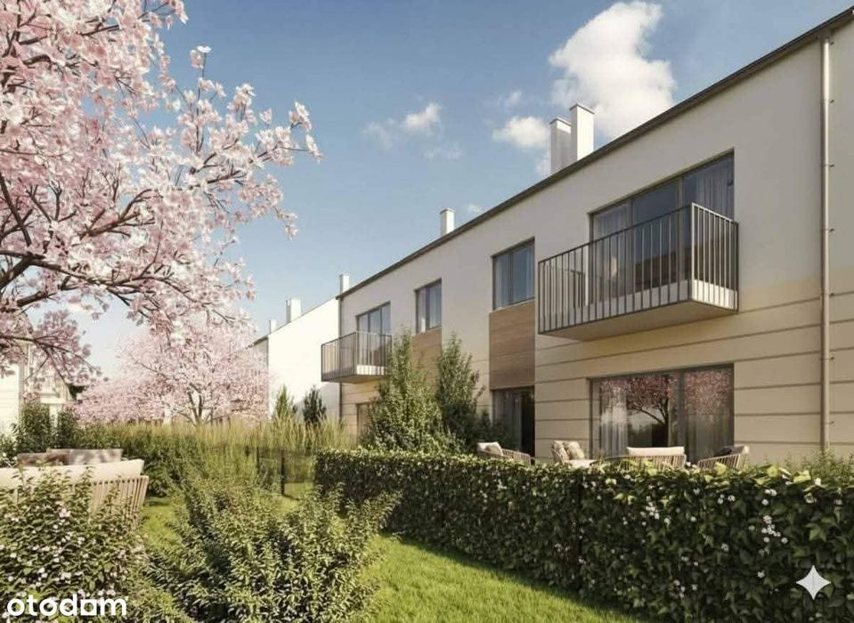 128 m² +OGRÓD 40m²+balkon+m.parkingowe - dwupoziomowe pod Wrocławiem