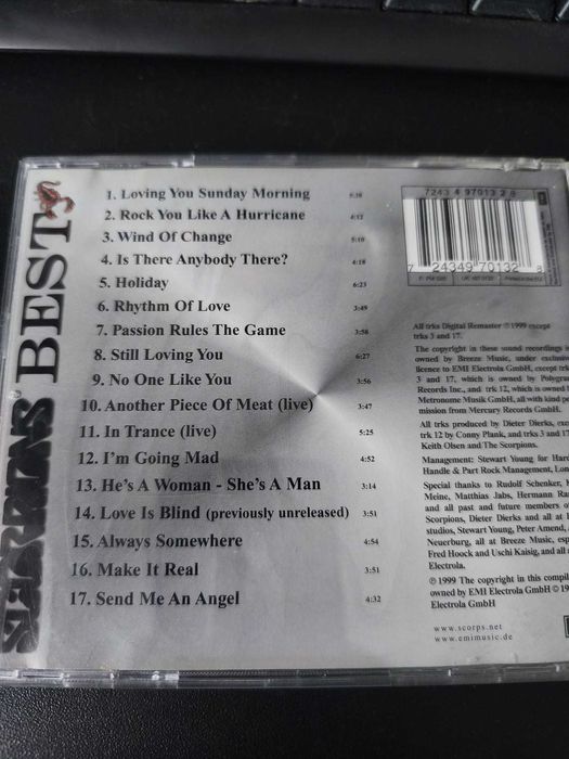 CD Scorpions - Best