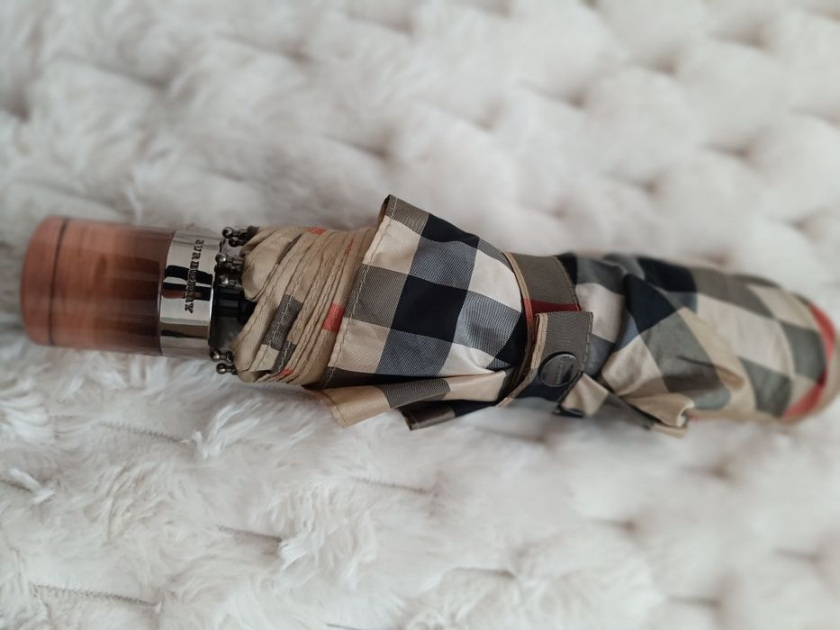 Burberry składana parasolka w kratę Burberry