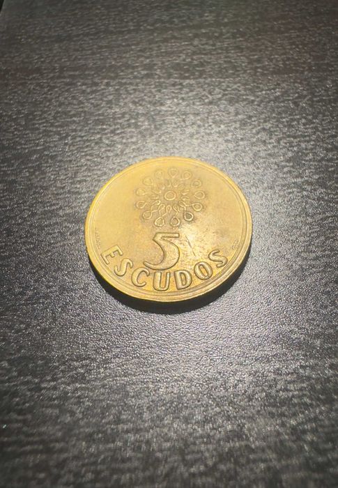 Moeda 5 escudos 1996