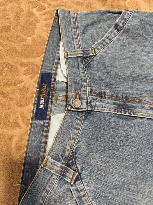 Jeansy cargo Reserved wide leg, niebieskie, stan bardzo dobry, rozmiar