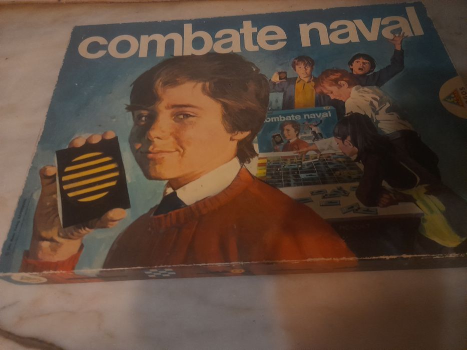 Jogo de Tabuleiro Vintage Combate Naval