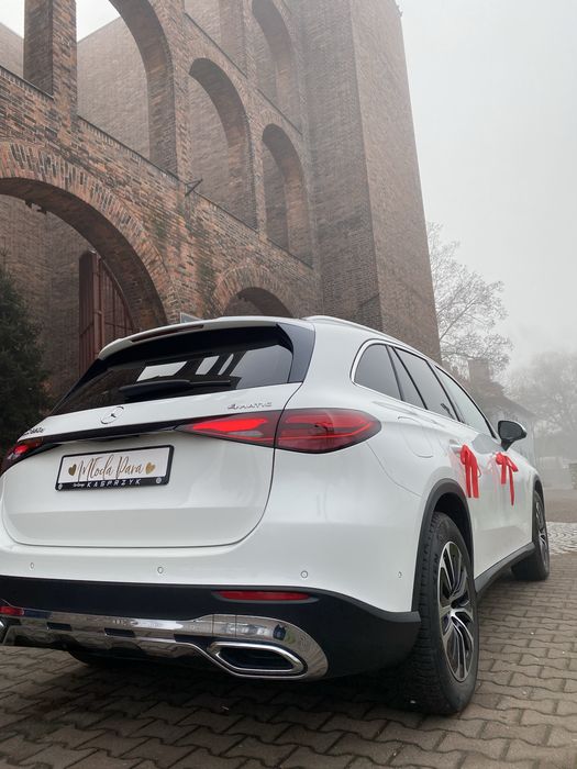 Mercedes GLC Biała perła Samochód do ślubu wraz z kierowcą